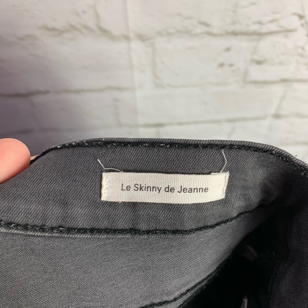 Frame Le Skinny De Jeanne Distressed Skinny Jeans - Picture 7 of 8